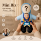 Babalar Gününe Özel Baba Ve Çocuk Tasarımlı Kişiye Özel Fotoğraflı Peluş-25cm-