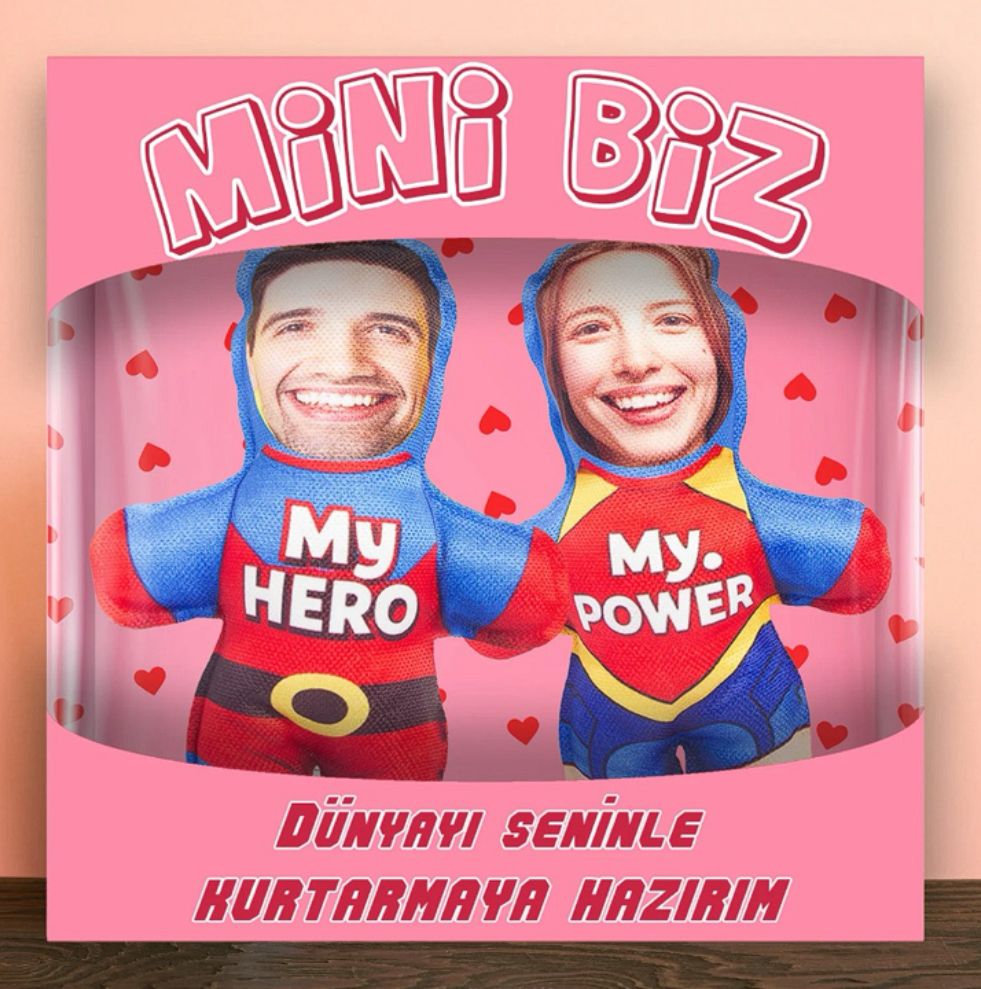 Mini Biz - Kahramanım Kişiye Özel Peluş Oyuncaklar