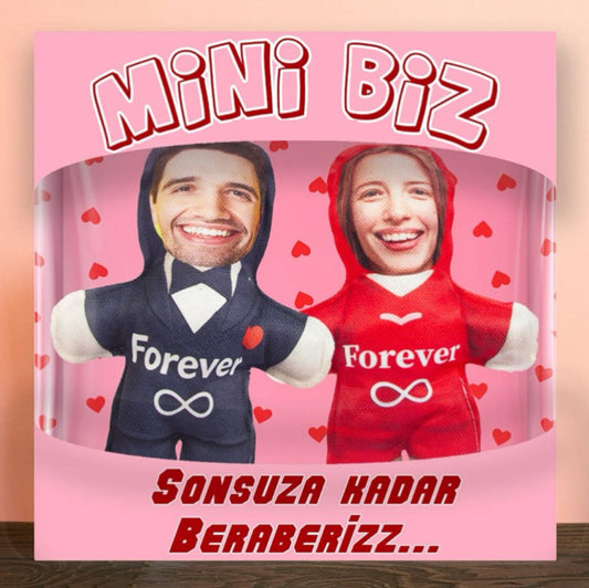 Mini Biz - Forever Kişiye Özel Fotoğraflı Peluşlar