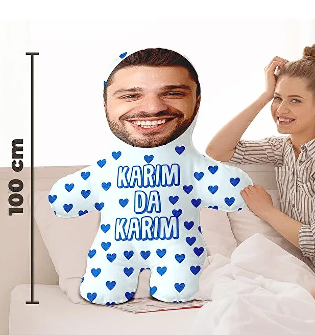 Karımda Karım Kişiye Özel Hediyelik Peluş Oyuncak -100cm-