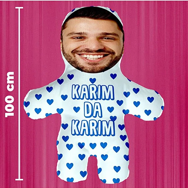 Karımda Karım Kişiye Özel Hediyelik Peluş Oyuncak -100cm-