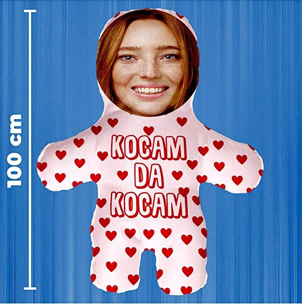 Kocamda Kocam Kişiye Özel Hediyelik Peluş Oyuncak -100cm-