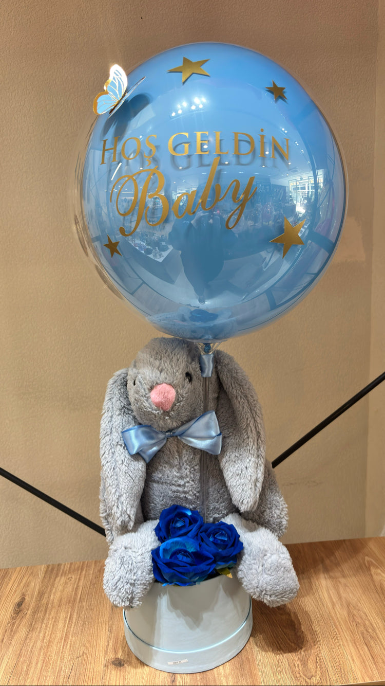 Balon İçerisinde peluş çeşitlerimiz